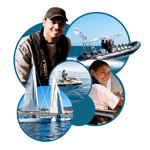 Llicència de Navegació, el vostre carnet per portar vaixells petits i motos d'aigua. Cursos cada setmana al Port Olímpic de Barcelona.