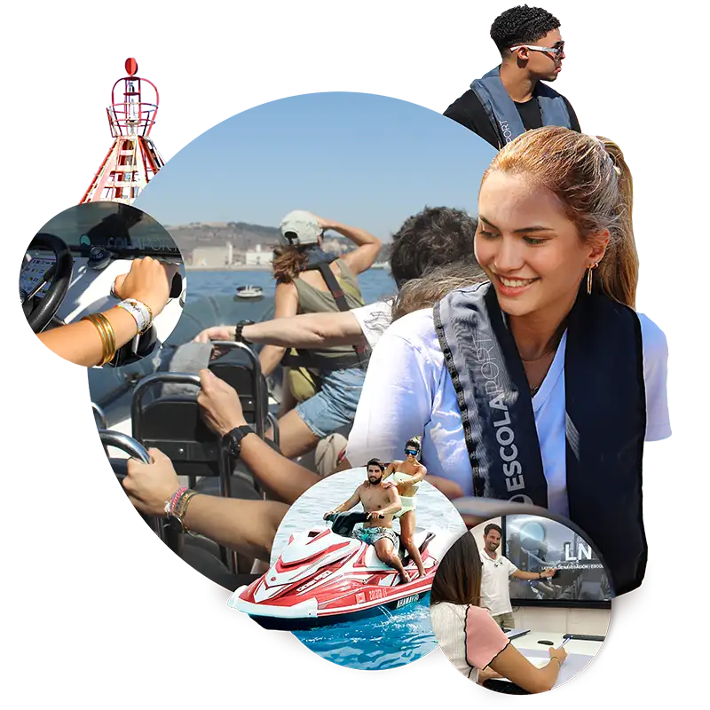Licencia de Navegación, tu carné para conducir barcos pequeños y motos de agua. Cursos cada semana en el Port Olímpic de Barcelona