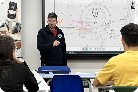 Clases presenciales en aulas climatizadas en el Port Olímpic de Barcelona.